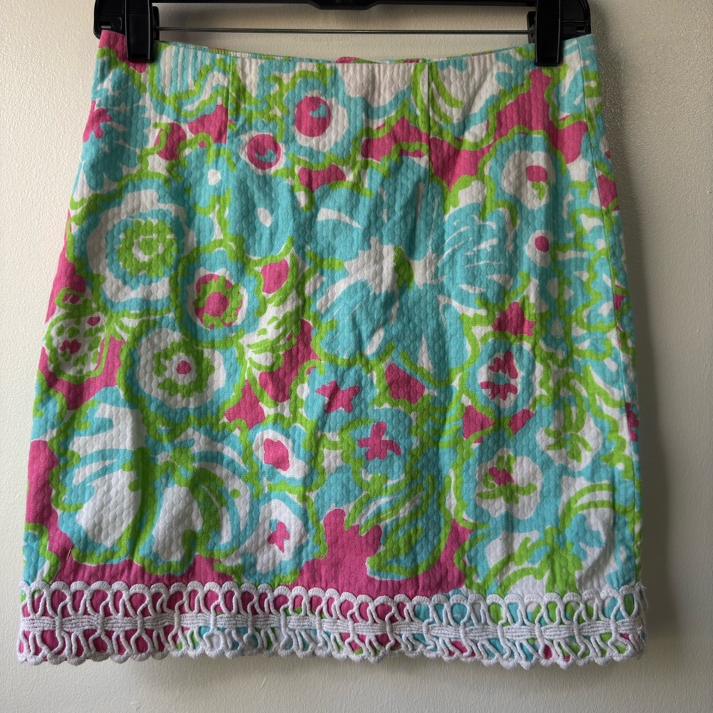 Lilly Pulitzer Floral Patterned Skirt - Multicolor